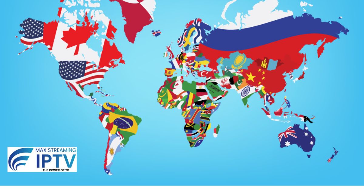 World flags map IPTV legality by region