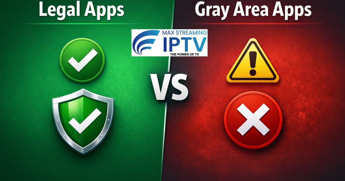 Comparison of top legal and licensed IPTV providers with 4K streaming and no piracy risks
