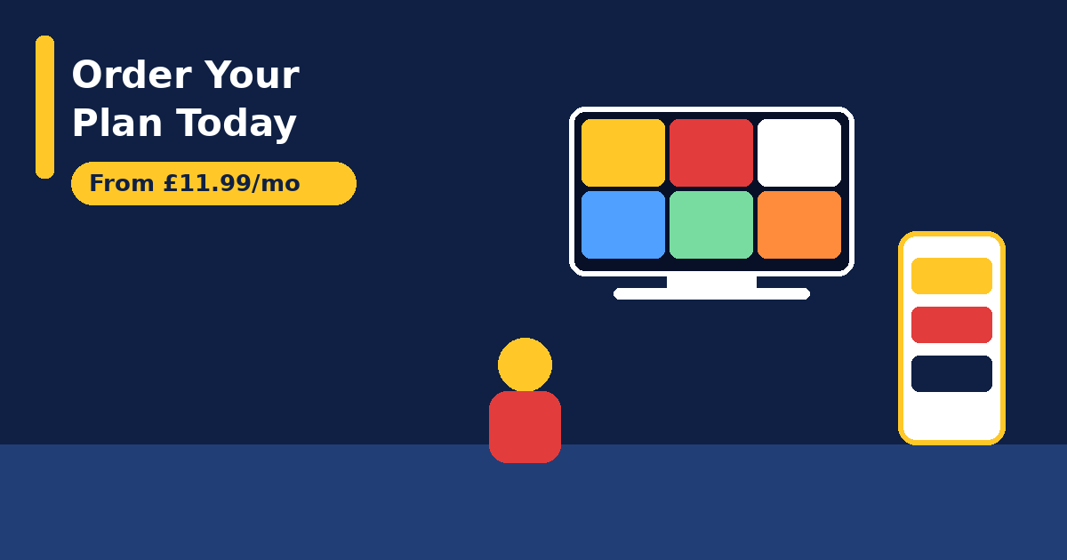 12 month IPTV subscription UK