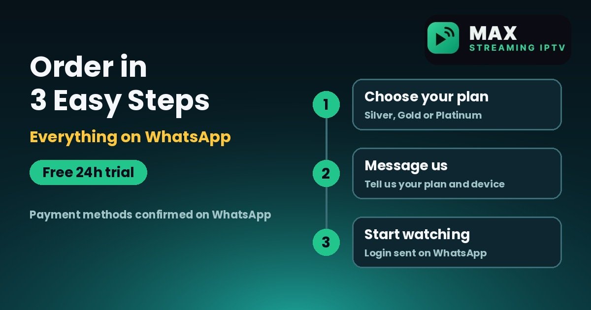 Ordering an IPTV subscription South Africa in 3 steps on WhatsApp